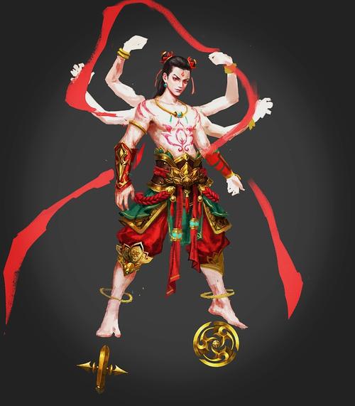 经典的神话人物哪吒,今天用这种方式火了。+