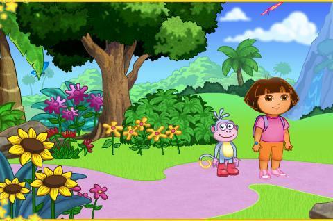 今天,爱探险的朵拉中文版在腾讯上线了,这是一部儿童教育动画。+