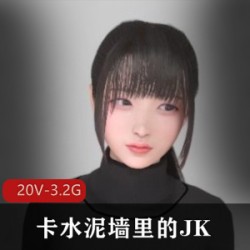 《3D鉴定：卡水泥墙里的JK，见证真实与创意的碰撞》