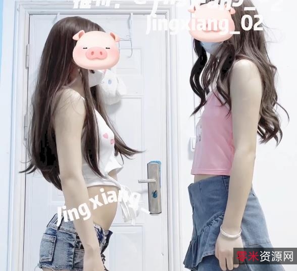 抖音网红小简·静爷·L舞·飞机场短视频,青春无敌双剑合璧