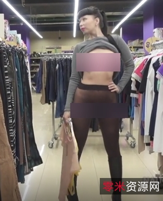 Naughtylada某推欧美风格，成熟女人穿暴露萍萍33V-6.5G室外公共场合