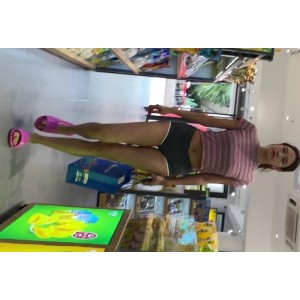 紧身热裤长腿翘臀美女视频（百度云）