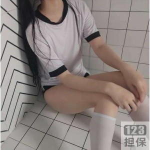 美少女洛莉虎牙紧身健身服装粉红se+you惑