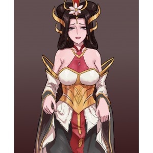 风格独特画师bbbs作品合集（1G）百度云资源，英雄联盟、王者荣耀女英雄画作永久保存