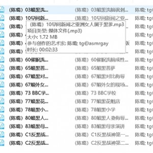 音声女王竹曦陈璐合集33部1.63G耳机福利
